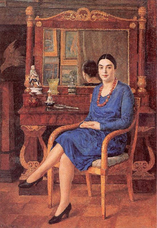 Mashkov, Ilya Portrait of Z. D. R china oil painting image